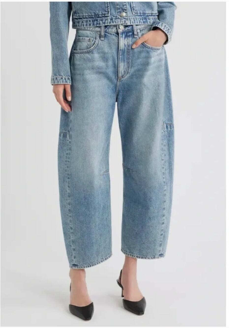 Rag & Bone Charlie High Rise Barrel Jeans 29